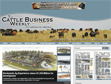 Tablet Screenshot of cattlebusinessweekly.com